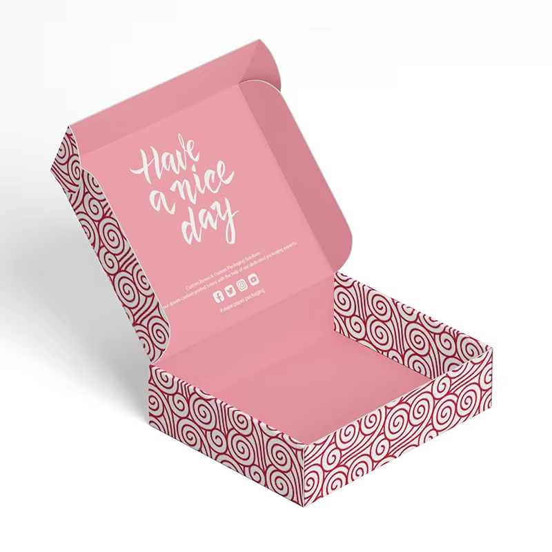 Hot Sale Custom Attractive Price Kraft Portable Biodegradable Environmental Compostable Corrugated Packaging Clothing Mailer Box