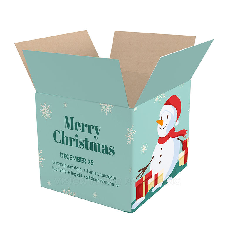 Christmas Gift Custom Eco Friendly Logo Printing Corrugated Carton Box Black Pink Paper Packaging Shipping Mailer Boxes